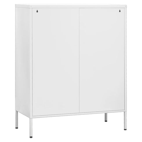 Lady Jillian -  Storage Cabinet White 80x35x101,5 cm Steel - Model 4
